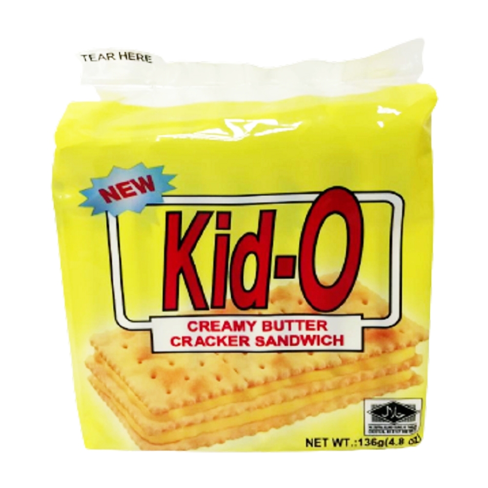 KID-O 日清三明治餅乾-奶油口味 136g