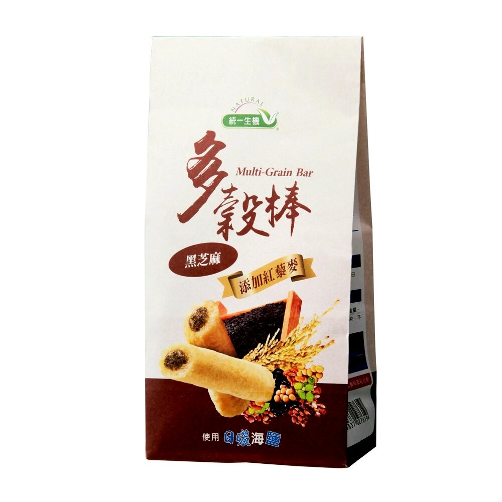 《統一生機》紅藜多穀棒(黑芝麻150g/袋)
