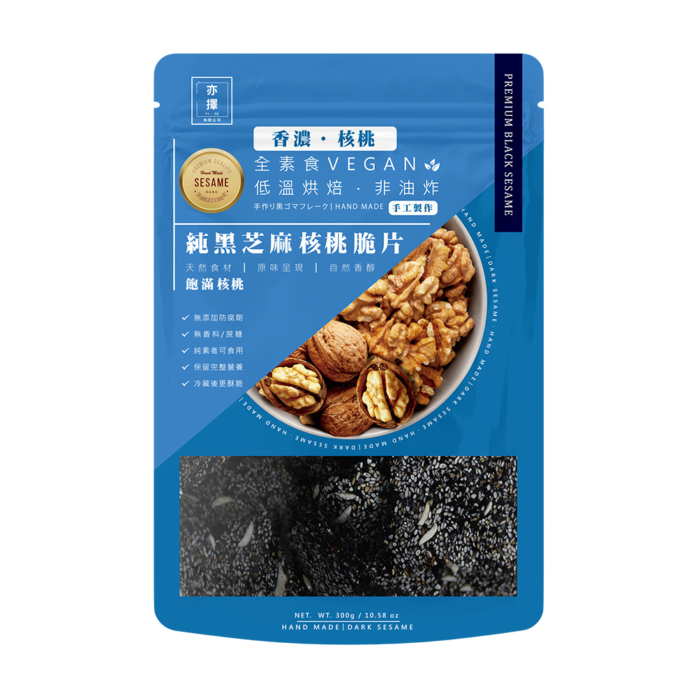 亦擇-純黑芝麻杏仁脆片250g - PChome 24h購物