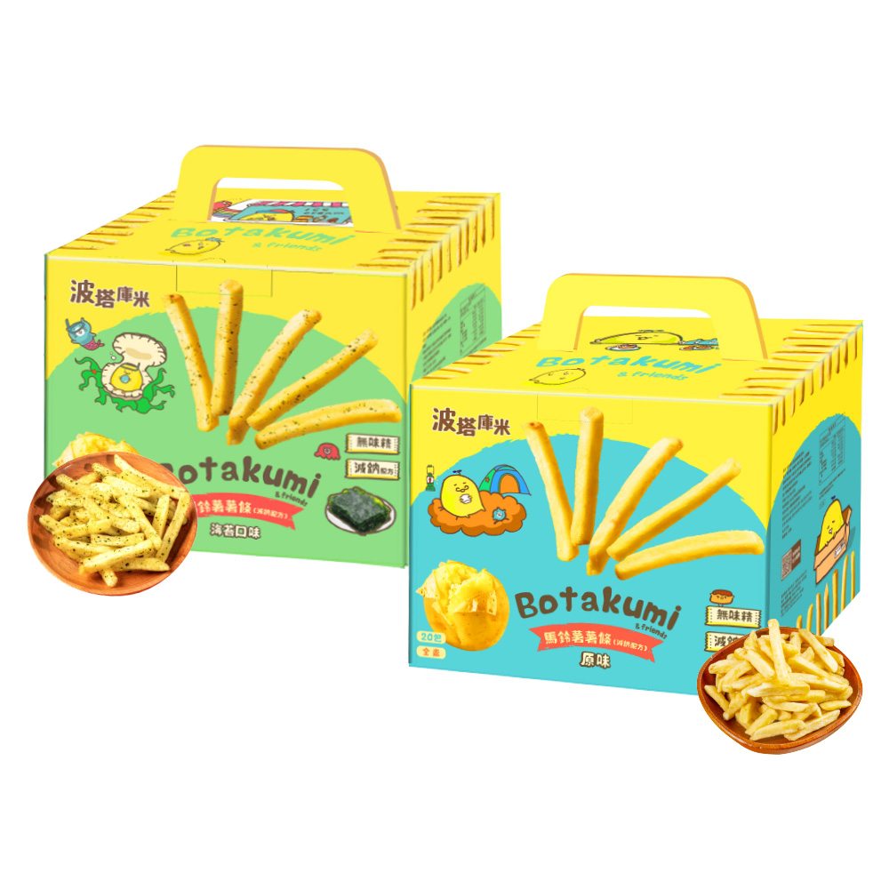 Viva 萬歲牌 波塔庫米馬鈴薯薯條-減鈉配方(660g/盒)〔原味 海苔〕