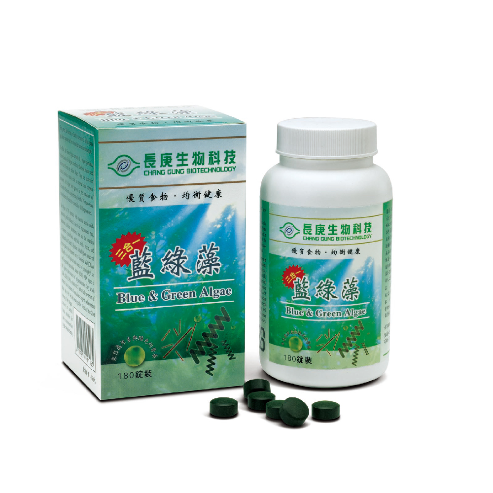 《長庚生技》藍綠藻(180顆) 