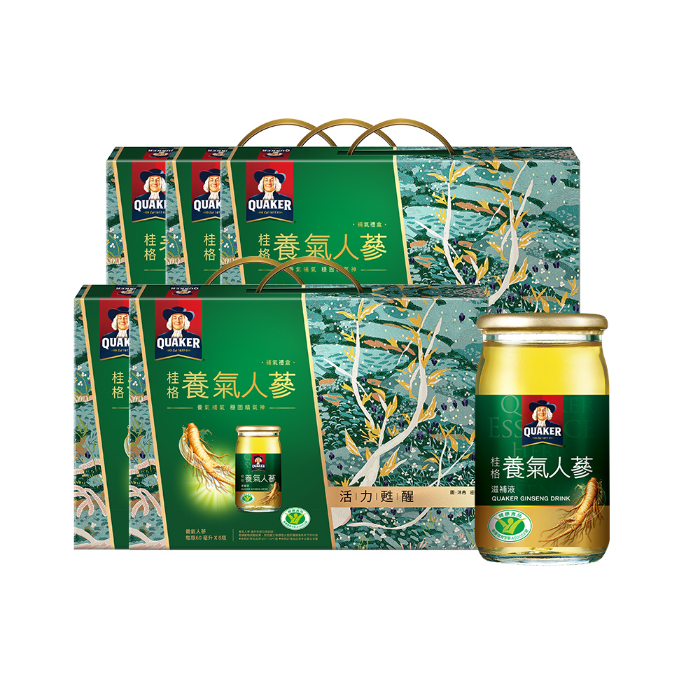 《桂格》養氣人蔘禮盒40入(8入x5盒)