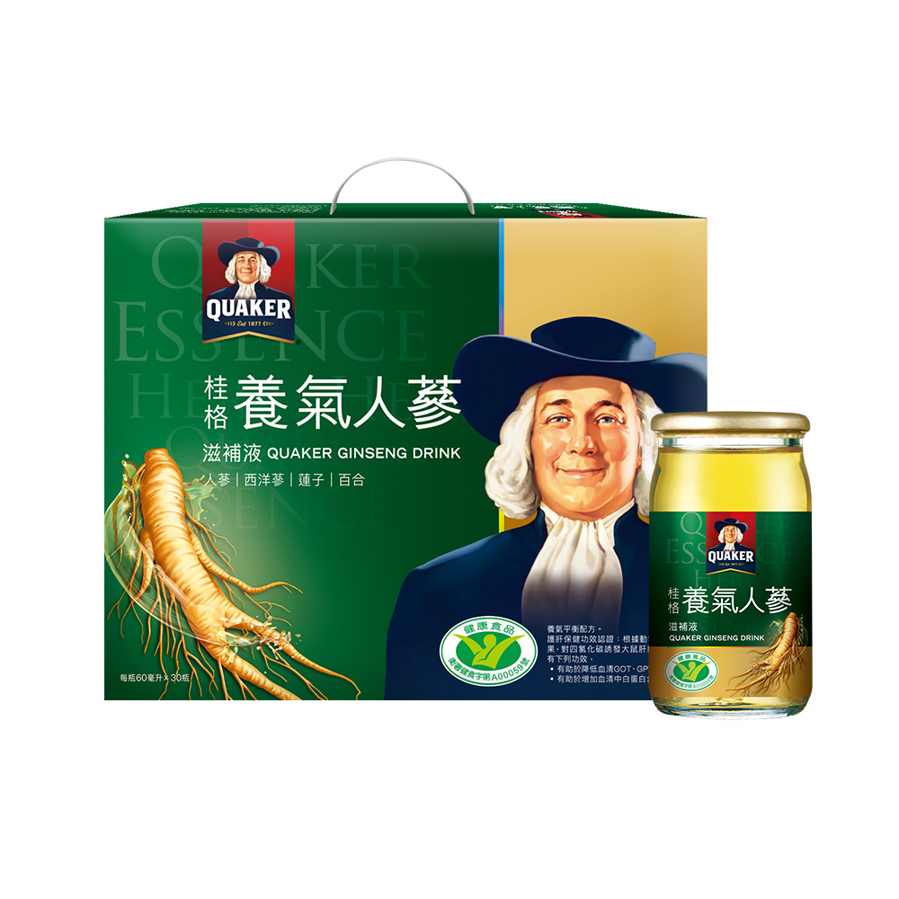 Quaker 桂格 養氣人蔘滋補液(60mlx30瓶)