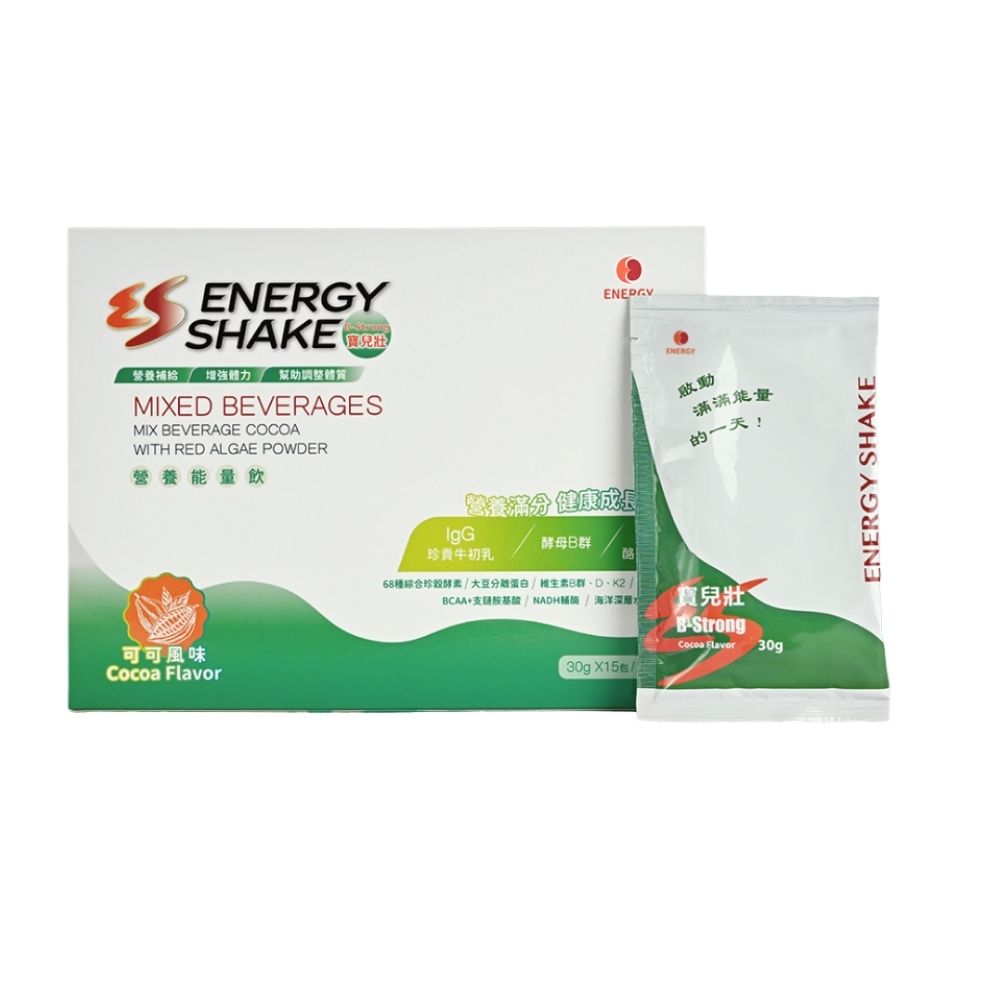 ENERGY SHAKE 寶兒壯 可可風味營養能量飲(15包/盒）