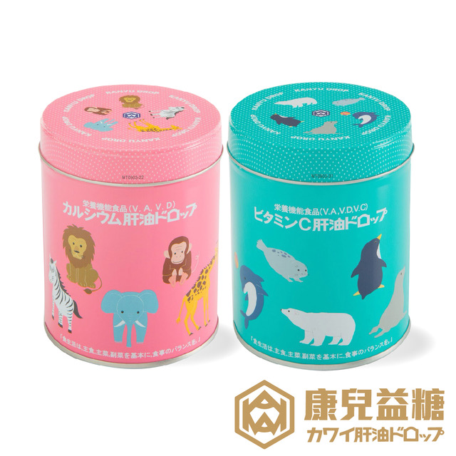 KAWAI 康兒益糖 【日本KAWAI康兒益糖KM】日本原裝進口 兒童肝油 維生素A+D+鈣質 (300粒裝-哈密瓜風味)