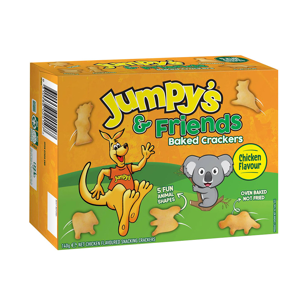 Jumpy’s 澳洲袋鼠與森林朋友烘烤餅乾-雞汁風味(140g)