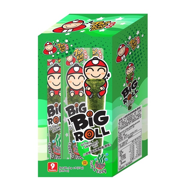 小老板海苔棒棒捲(原味3g)X9入/盒