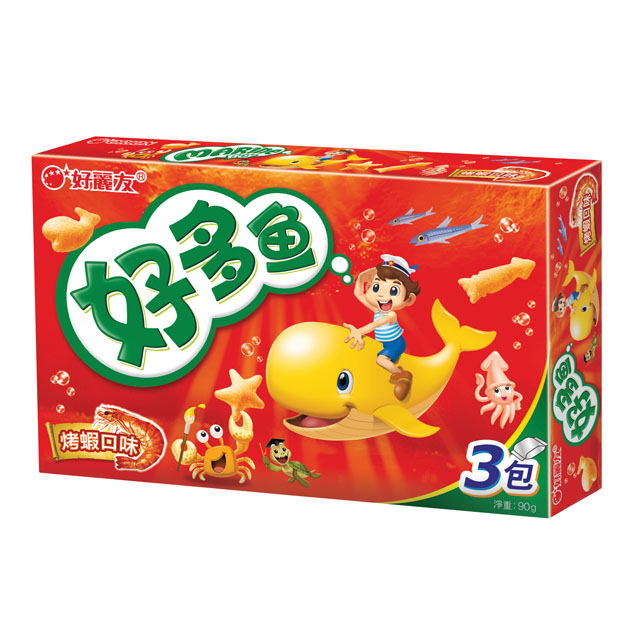 好麗友好多魚餅乾 (烤蝦口味)90g