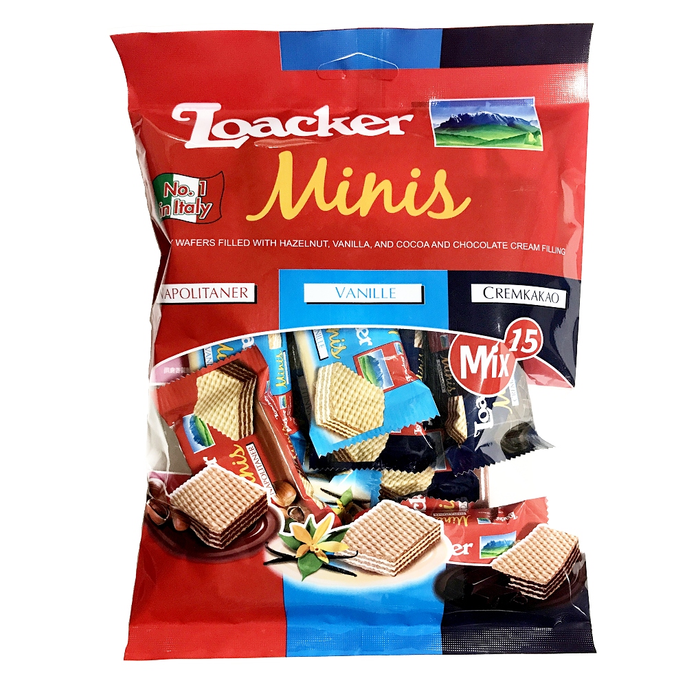 《Loacker》萊佳綜合迷你哈斯餅150g