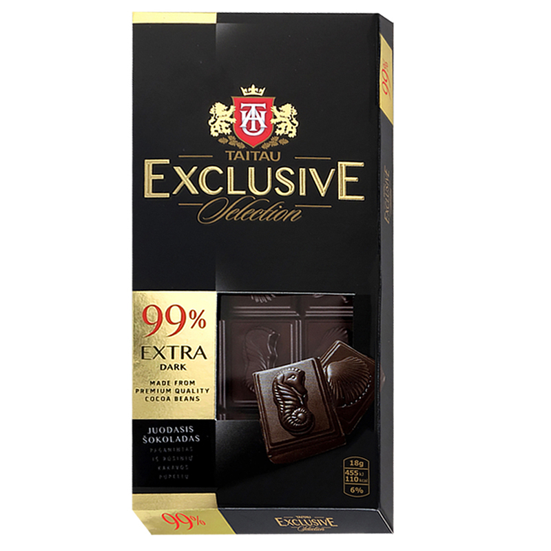 «獨家TT»黑巧克力99% 90g