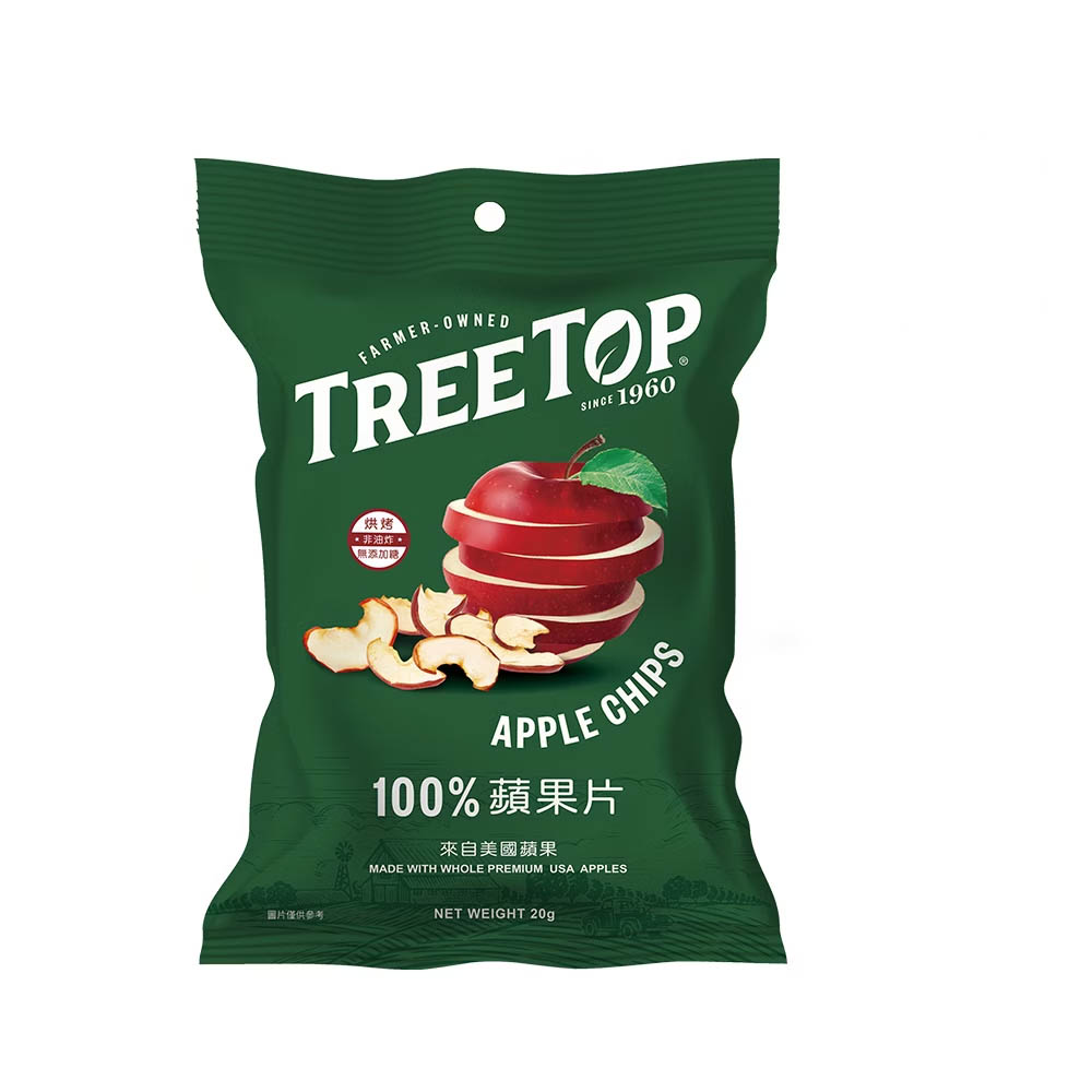 Tree top 樹頂 Tree Top 樹頂樹頂100%蘋果片20g x24入