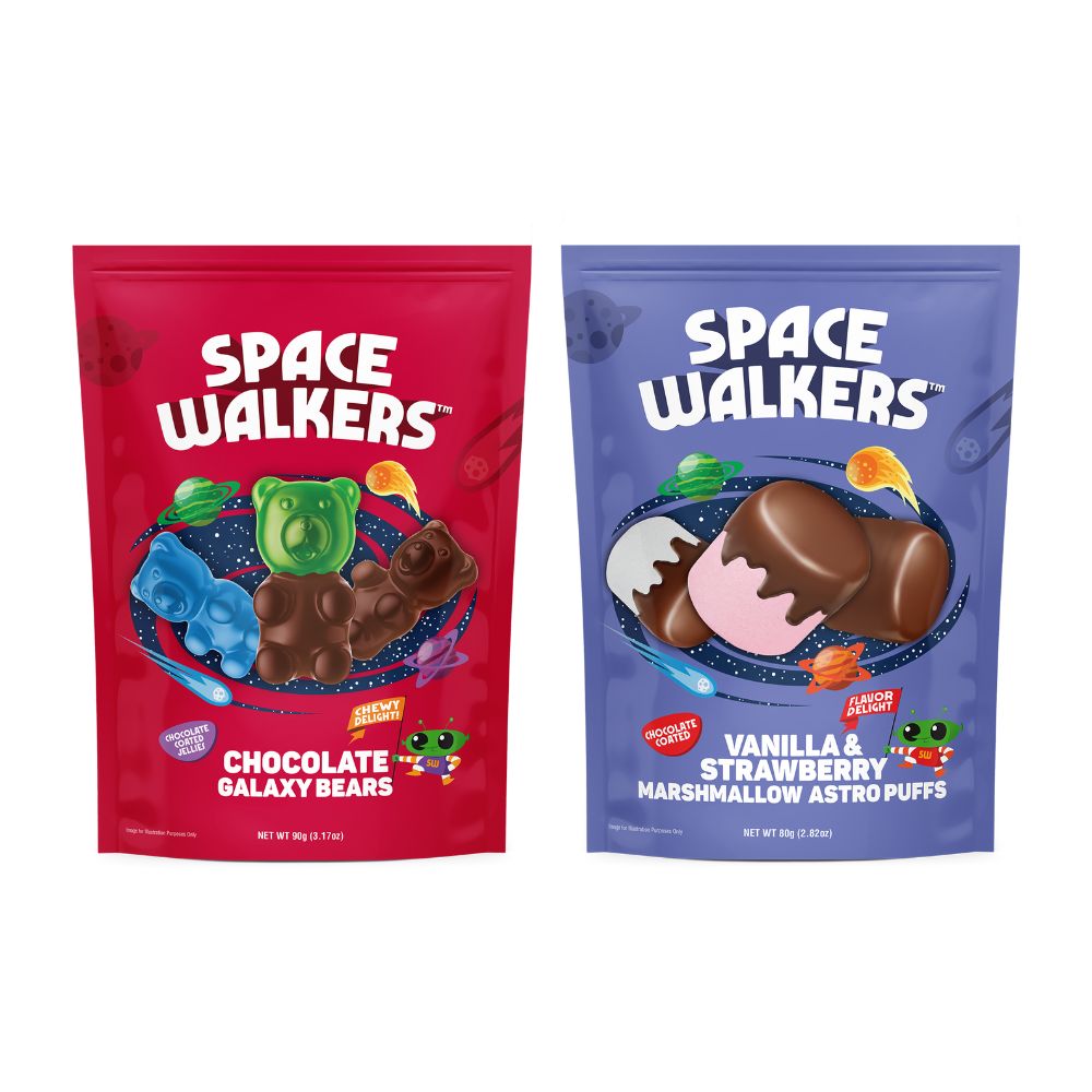 《Space Walkers》夾餡牛奶巧克力 (口味多選/包)