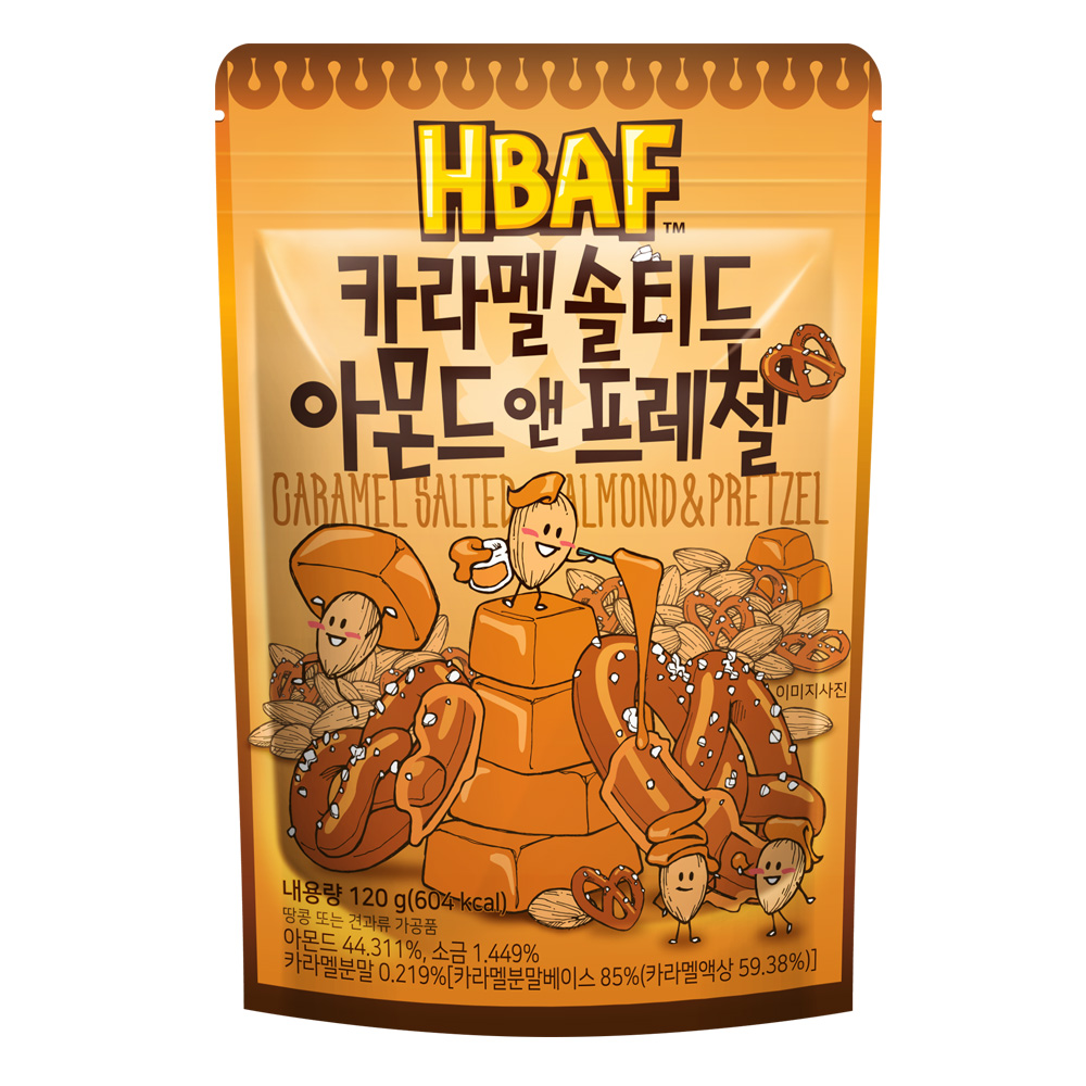 HBAF 焦糖杏仁果與蝴蝶餅(120g)