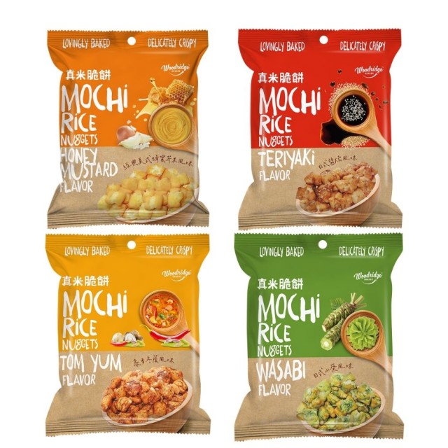 真米脆28g-日式醬燒/泰香冬蔭/美式蜂蜜芥末/日式山葵