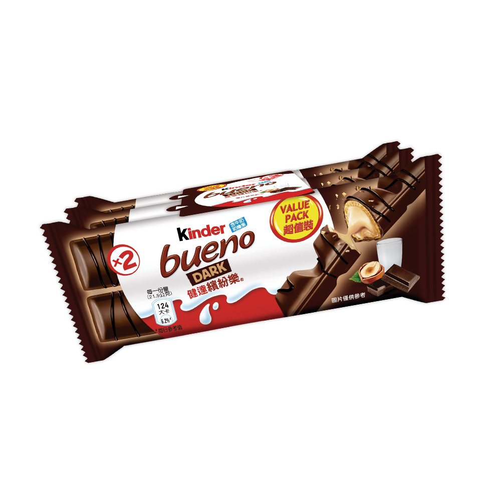 Kinder 健達 繽紛樂3入裝129g-黑巧克力x4組