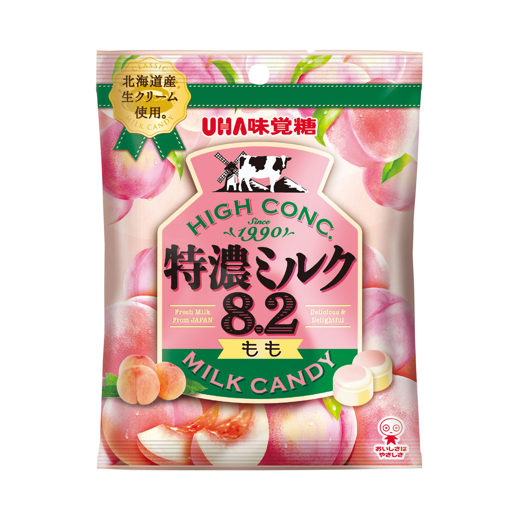 UHA 味覺糖 特濃牛奶糖-水蜜桃味(58g)