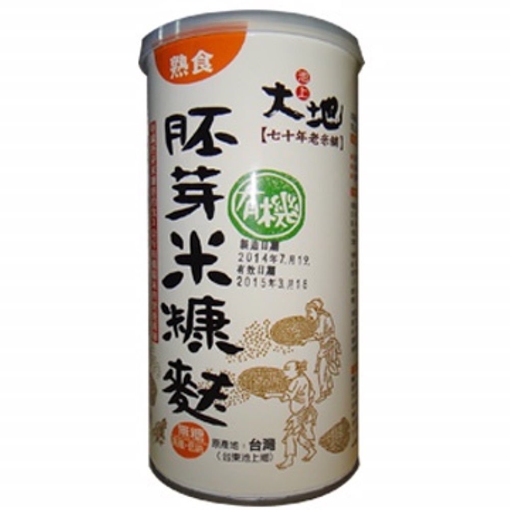 池上大地有機胚芽米麩250公克