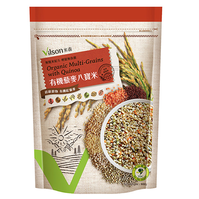【米森 vilson】有機藜麥八寶米(900g/包)