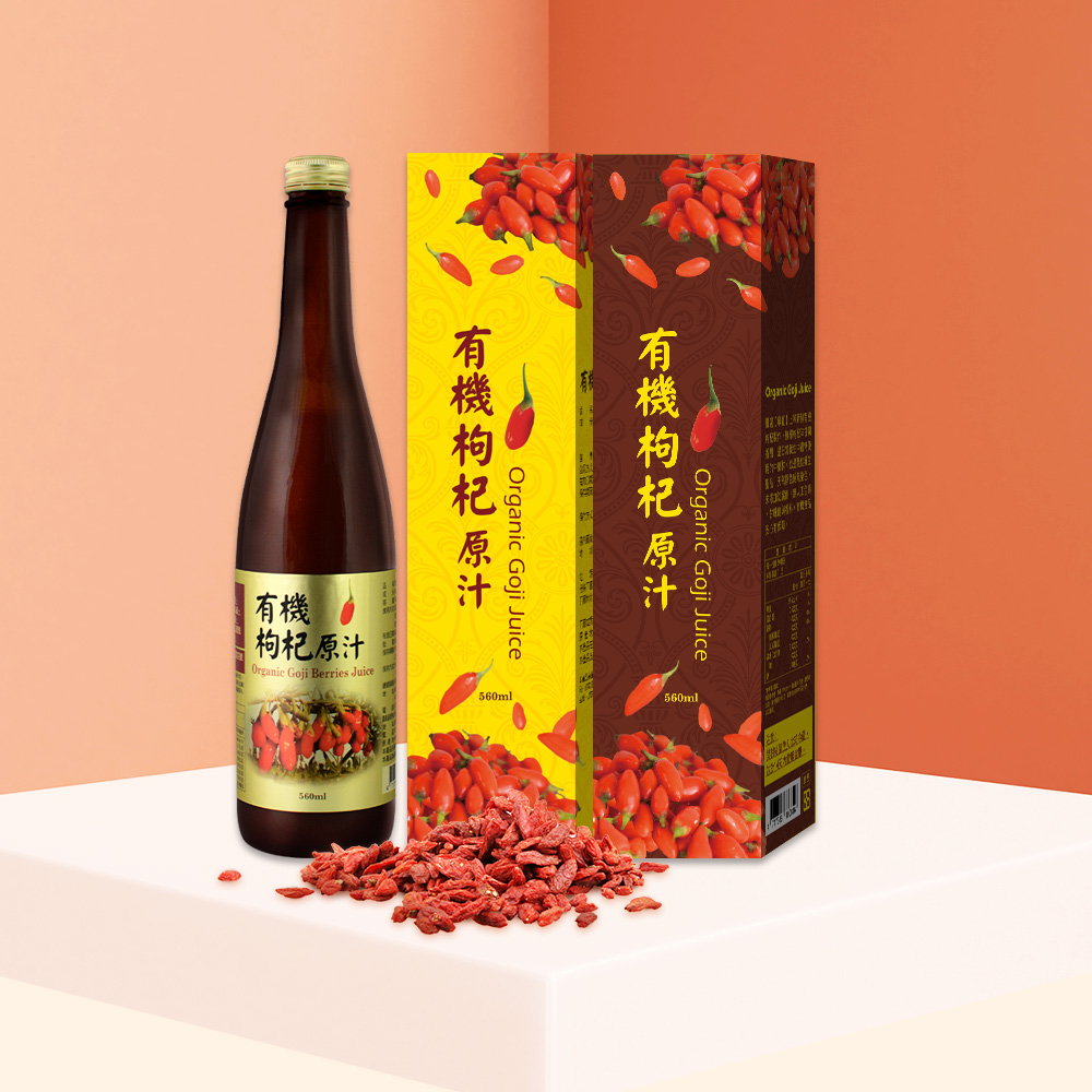 【枸杞家園】華世有機枸杞原汁-560ml/瓶