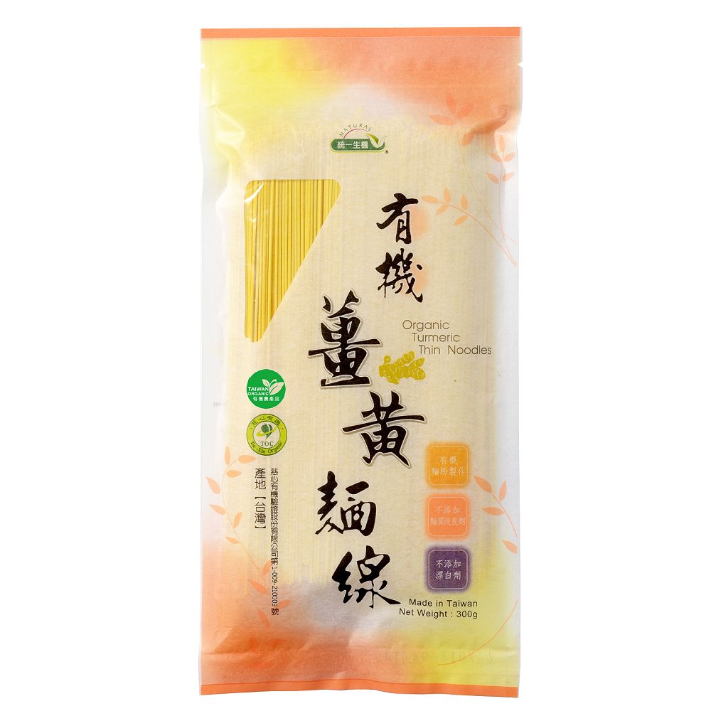 統一生機 有機薑黃麵線(300g/包) x6包