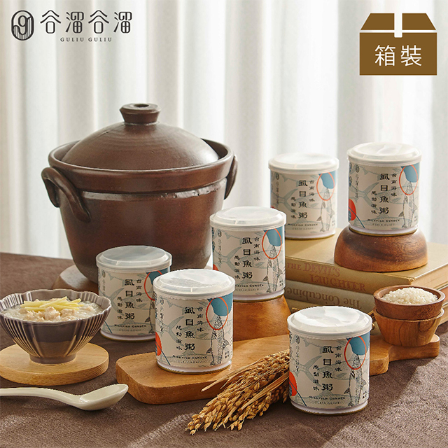 谷溜谷溜 這粥有禮台南虱目魚粥(300g*6罐)