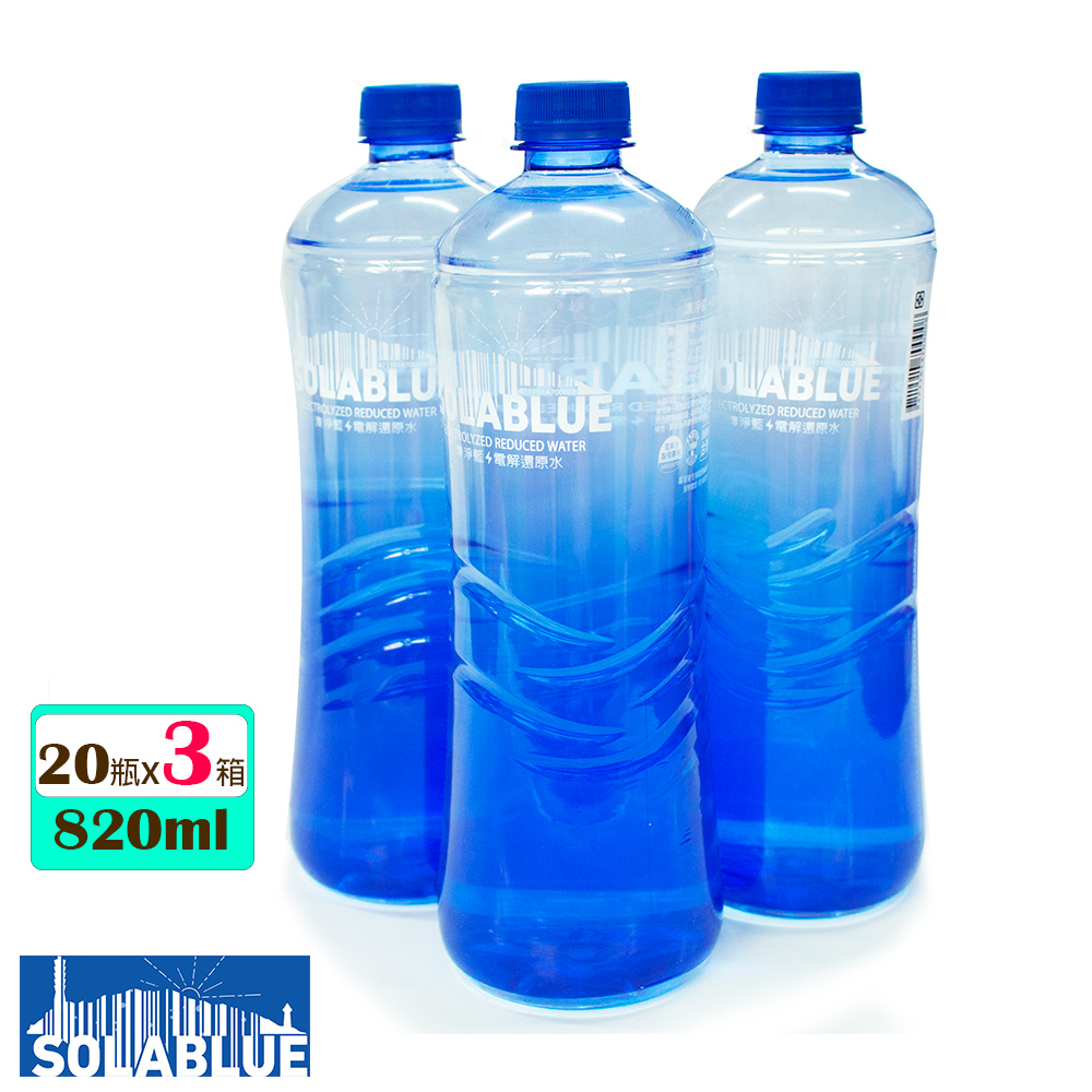 電解還原水PH8.5鹼性礦泉水820ml(20瓶x3箱)