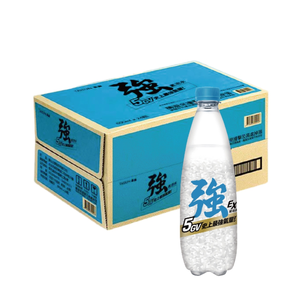 TAISUN 泰山Cheers EX強氣泡水(500ml x24瓶) - PChome 24h購物