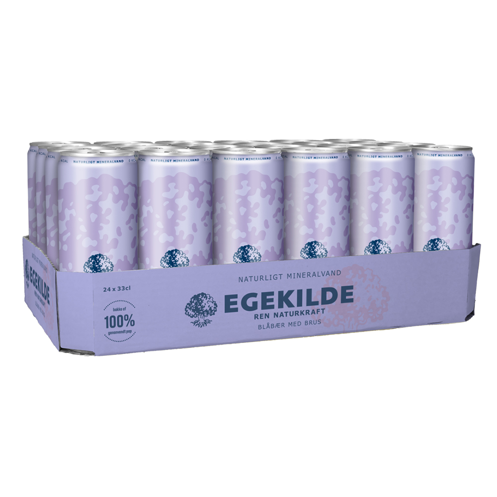Egekilde 伊克萊 藍莓石榴香氛氣泡礦泉水330mlx24瓶/箱