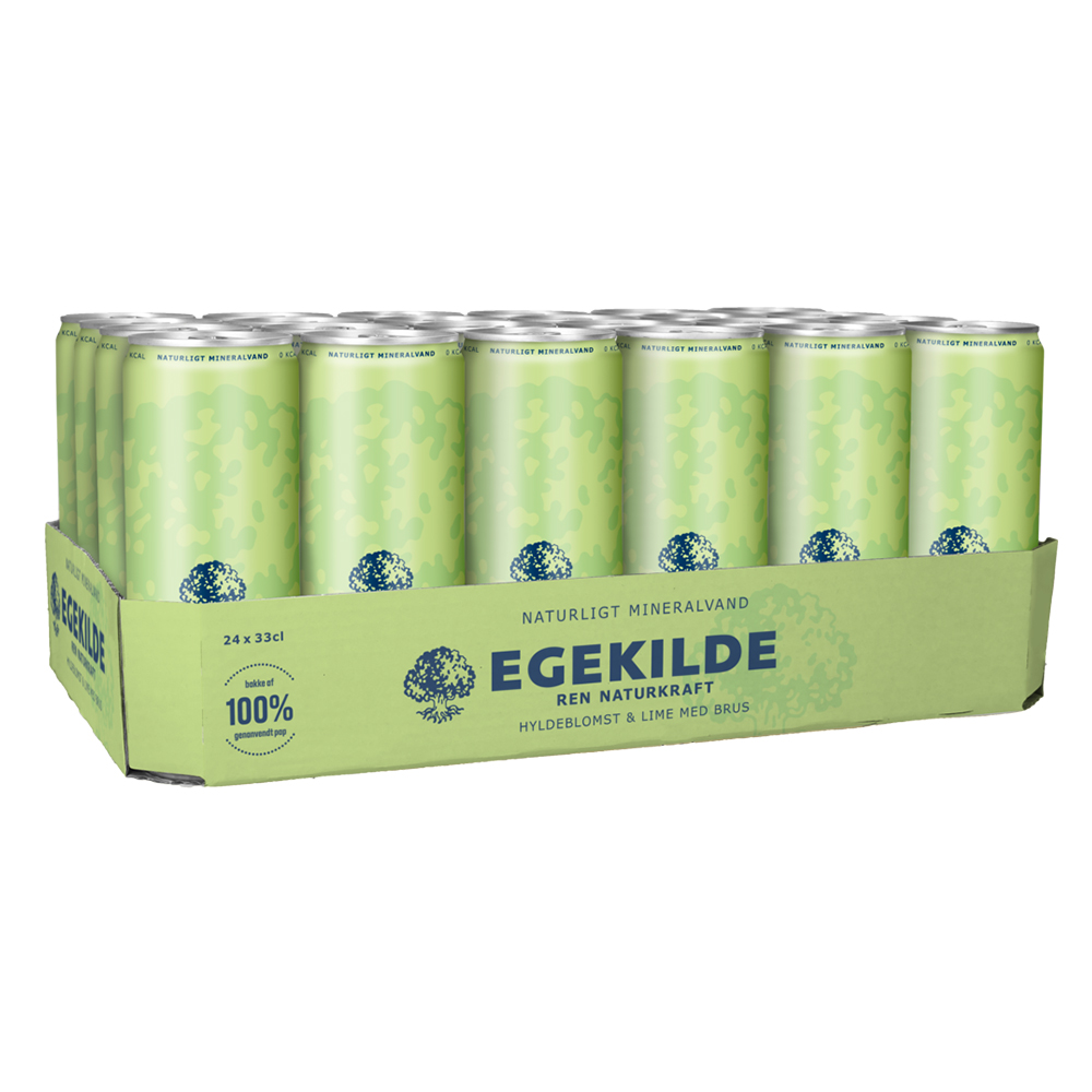 Egekilde 伊克萊 接骨木香氛氣泡礦泉水330mlx24瓶/箱