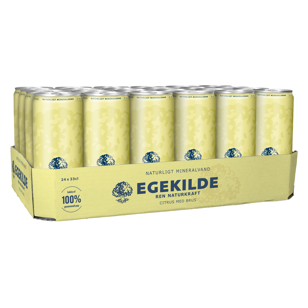 Egekilde 伊克萊 橘子香氛氣泡礦泉水 330mlx24瓶/箱