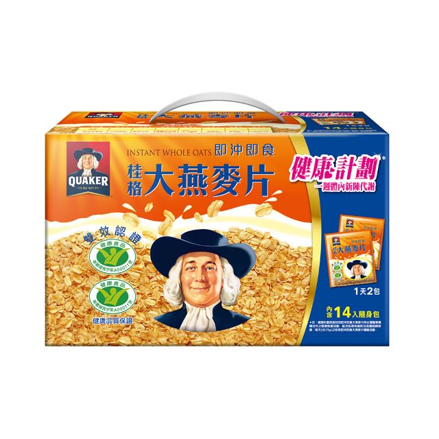 桂格 大燕麥片隨身包(14入)