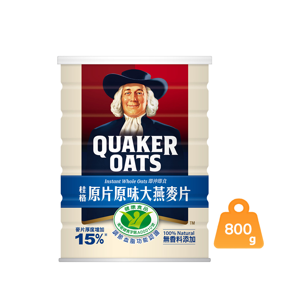 桂格 原片原味大燕麥片(800g)