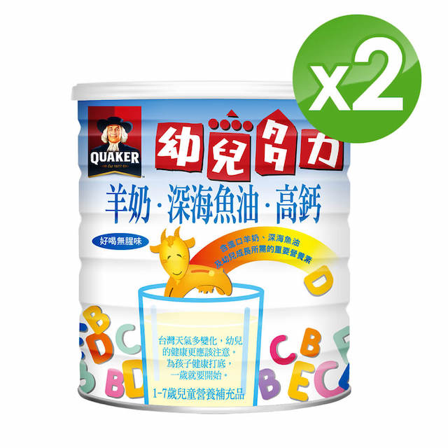 Quaker 桂格 幼兒多力羊奶配方(1350g/罐)x2
