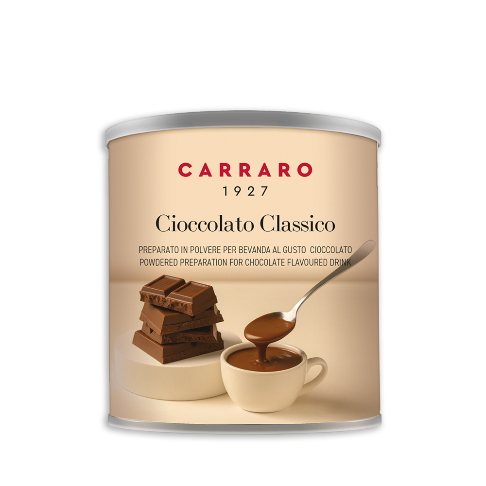 CARRARO 義大利罐裝 風味巧克力 可可粉 (500g/罐)
