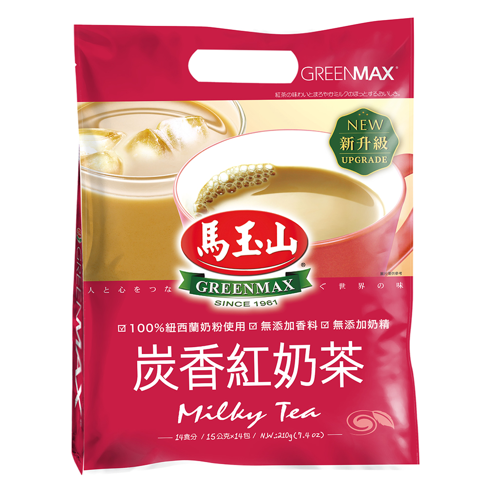 《馬玉山》炭香紅奶茶(15g*14入)