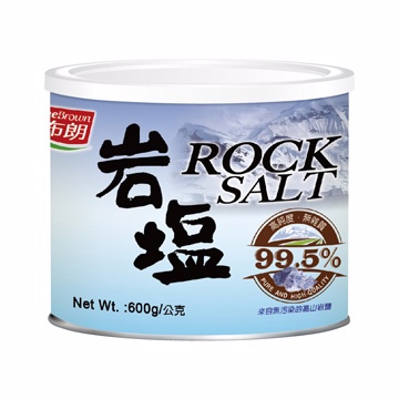 《紅布朗》岩鹽(600g/罐)