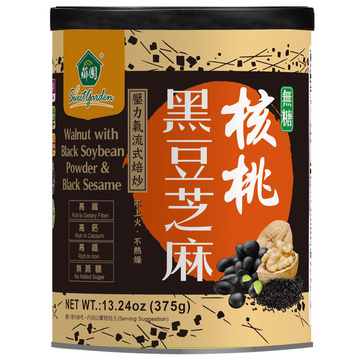 薌園  核桃黑豆芝麻粉 (375公克)
