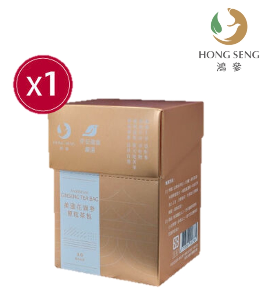 鴻參 新原粒參茶包10包(盒)