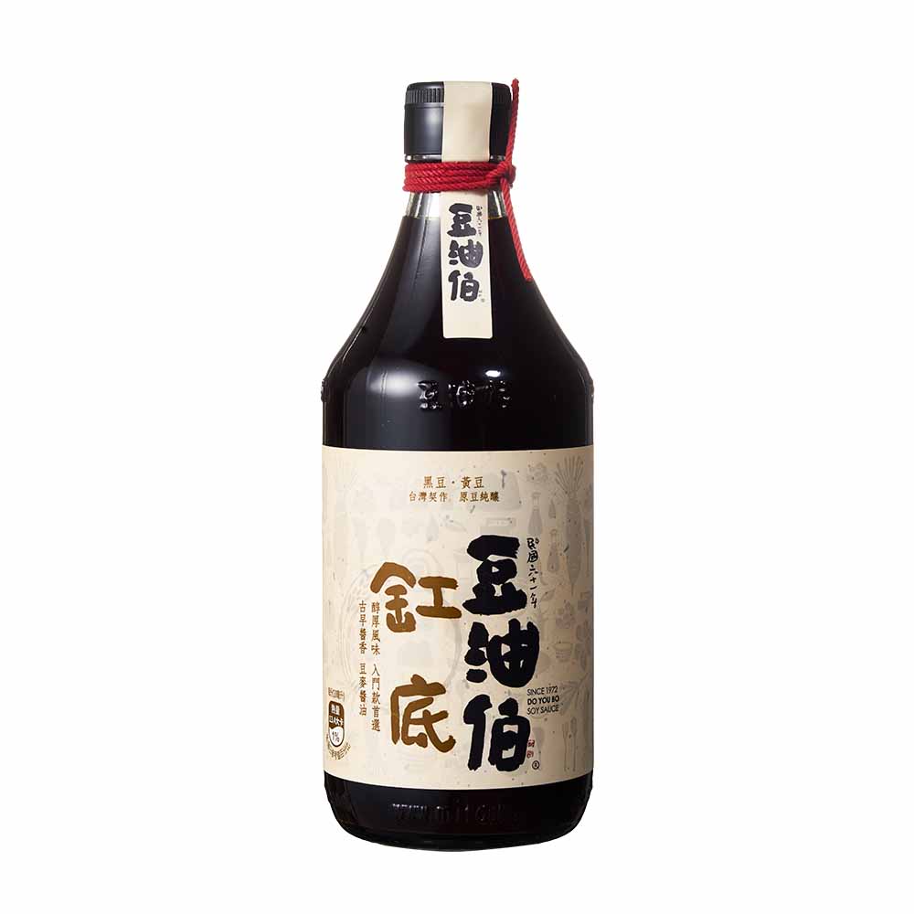 六堆釀豆油伯_缸底醬油