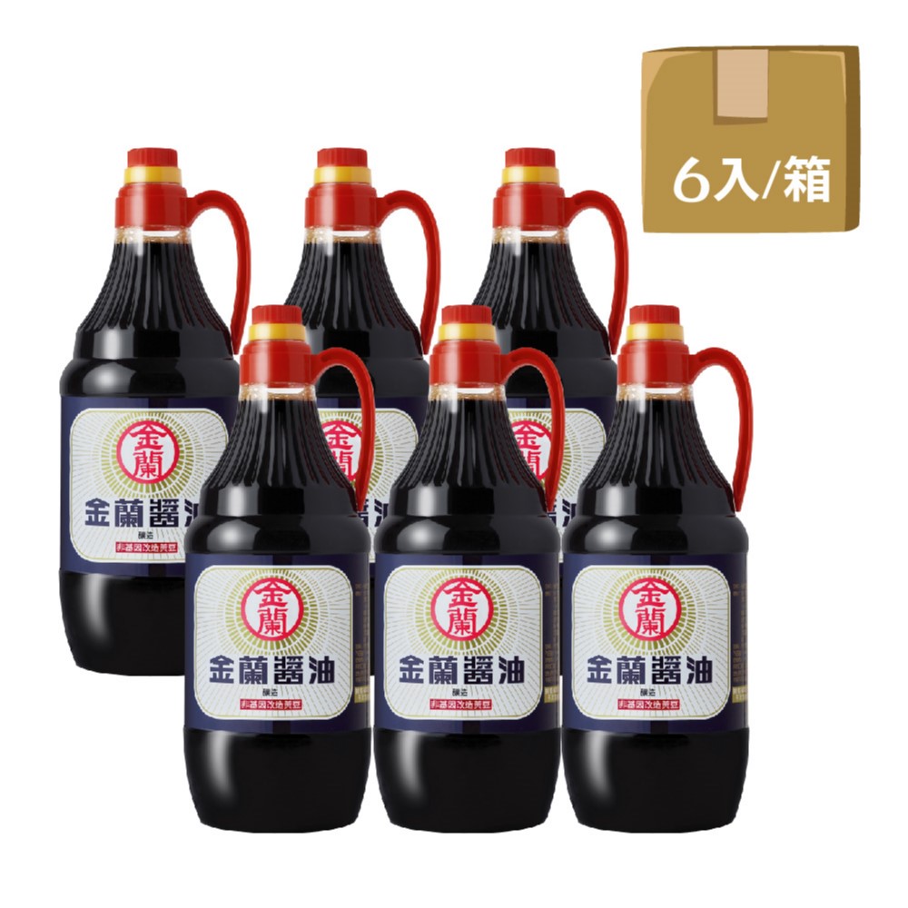 金蘭 醬油2000ml x6入/箱