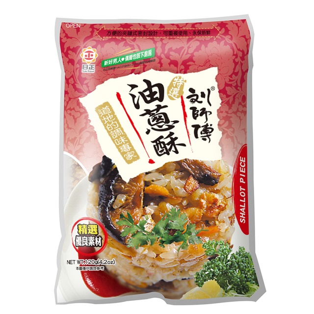 日正劉師博油蔥酥120g