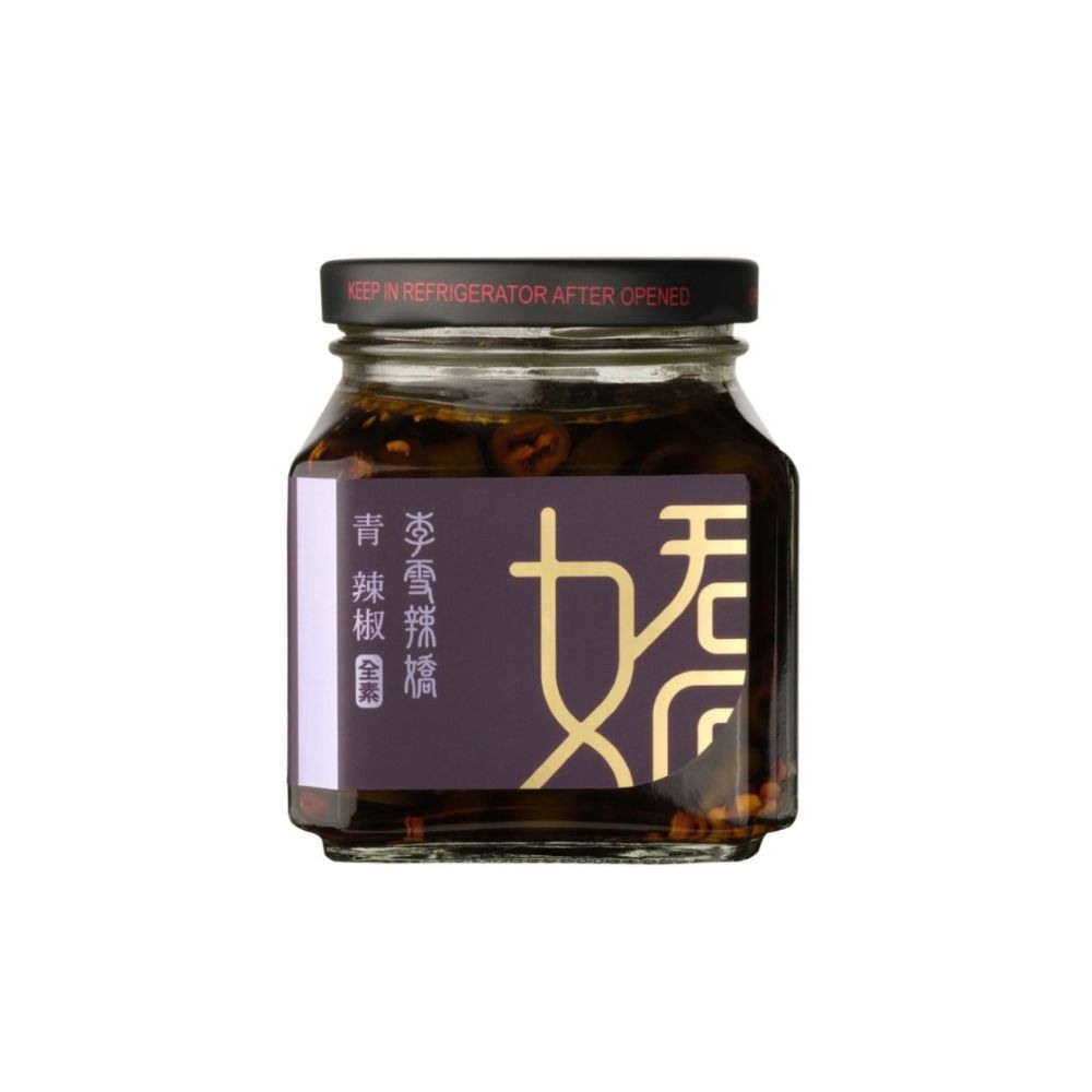 【李雪辣嬌】李雪辣嬌青辣椒-全素 (沾醬/拌醬/辣醬/辣椒醬/調味料/拌麵醬)