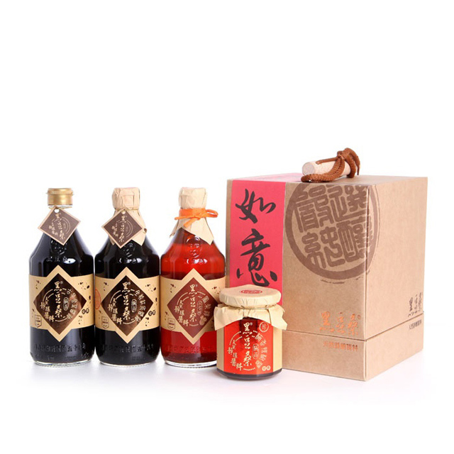 黑豆桑 香辣珍味禮組(金豆+缸底+鳳梨淳+辣椒醬)