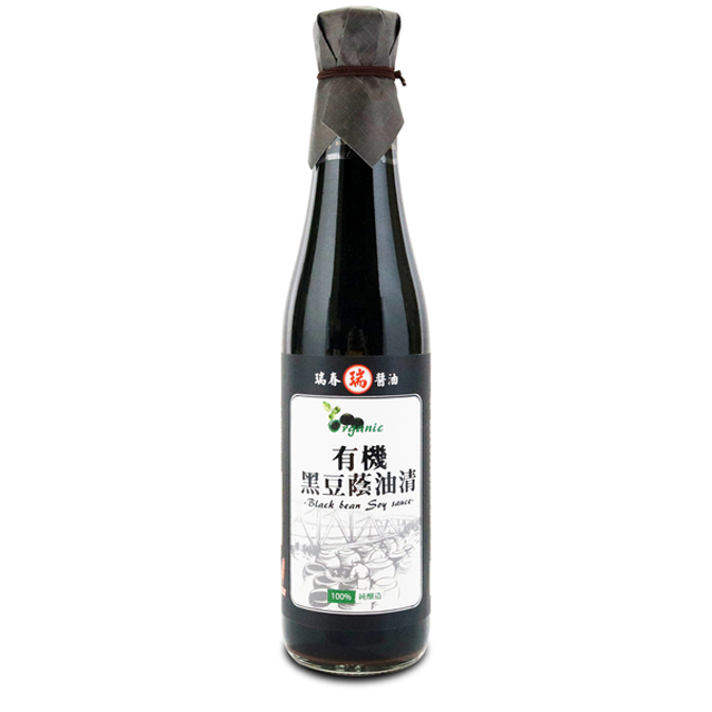瑞春有機黑豆蔭油清420ml