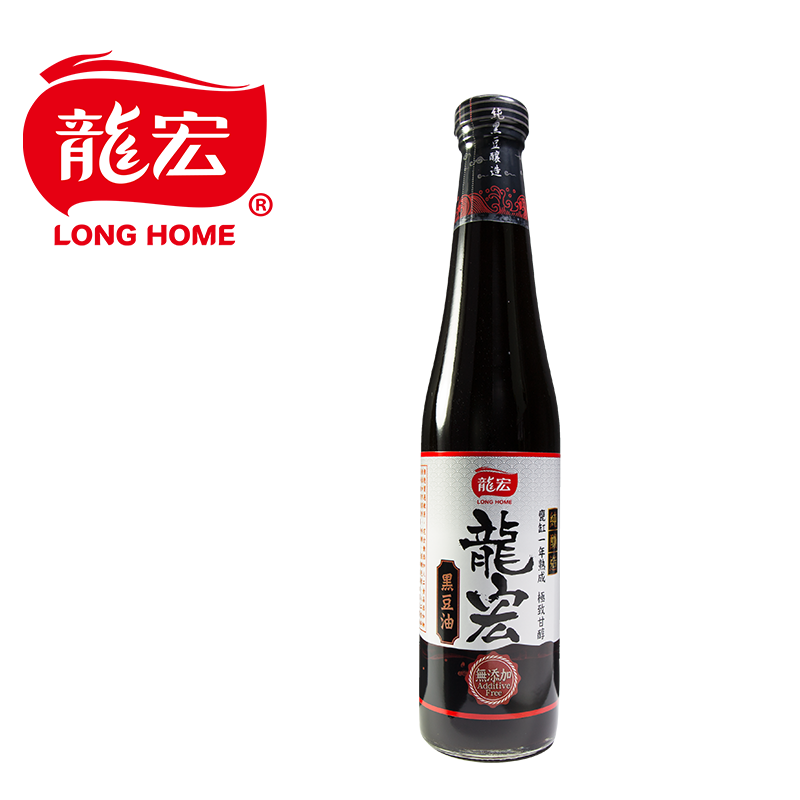 【龍宏】無添加物黑豆油420ml 