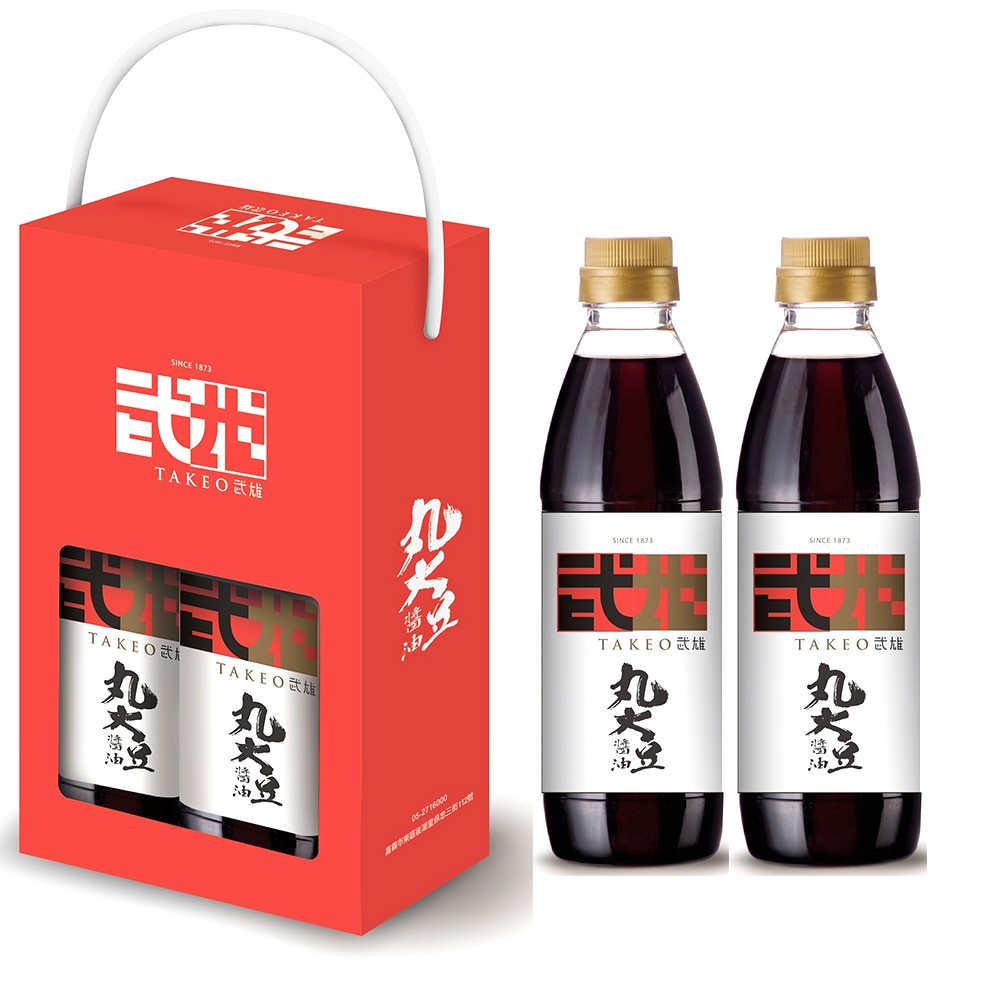 TAKEO武雄日本丸大豆醬油禮盒組500mlx2瓶