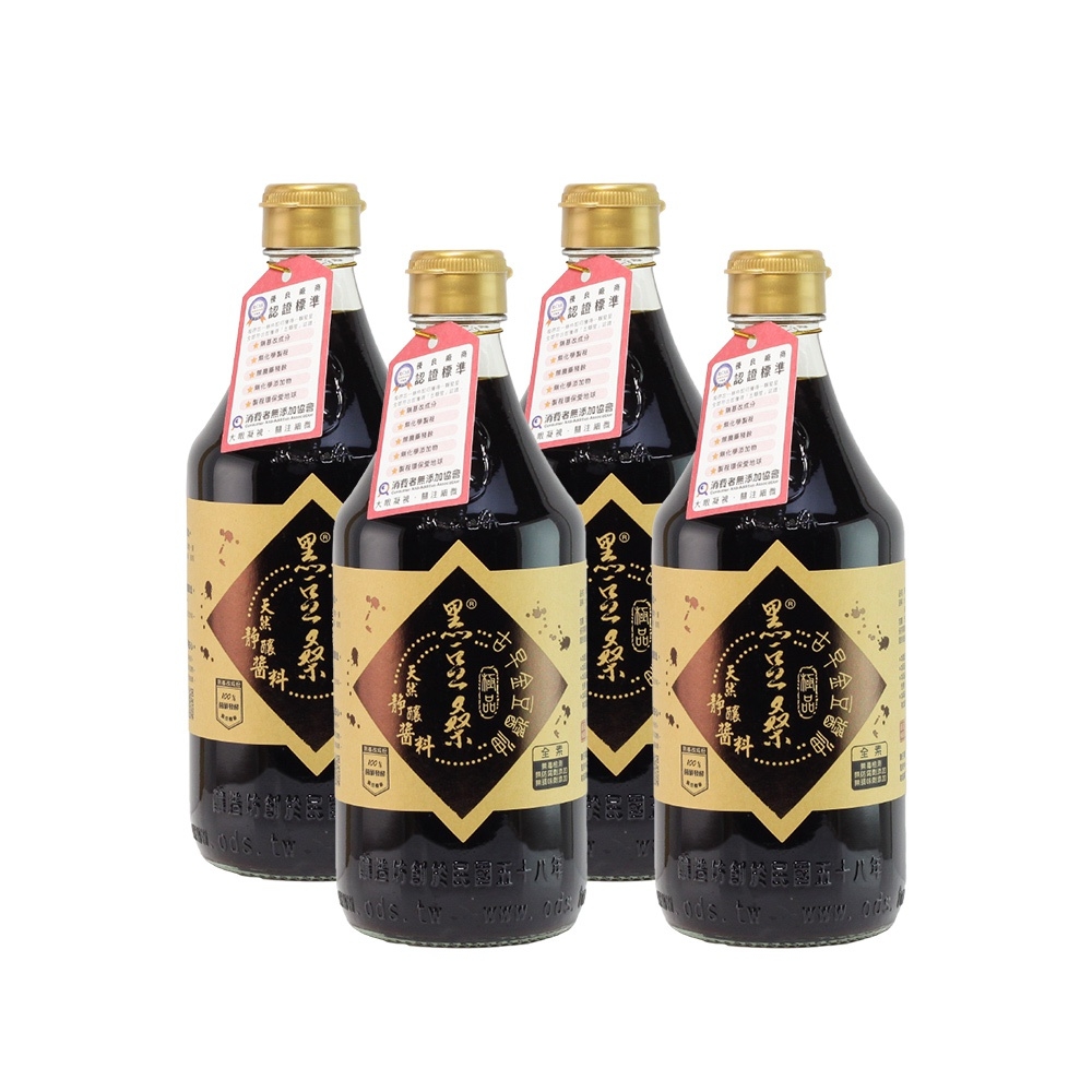 黑豆桑 天然極品古早金豆醬油(4瓶/箱)(其他規格)