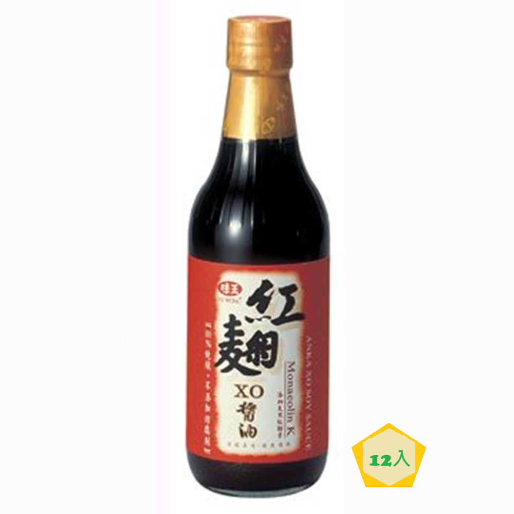 味王 紅麴XO醬油590ml (12入/箱)