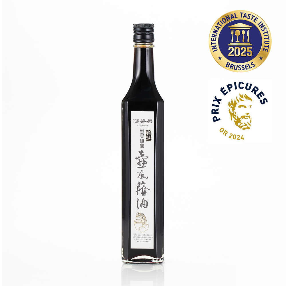 御醬房 頂級純釀黑豆壺底蔭油500ml(無碘醬油/榮獲法國美食家獎/威品嚴選)