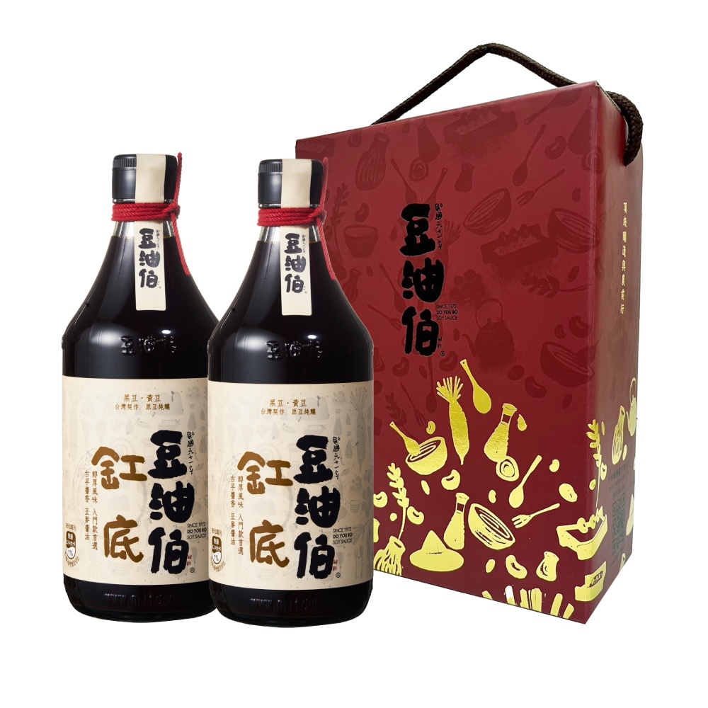 六堆釀豆油伯_缸底醬油2入隨手提